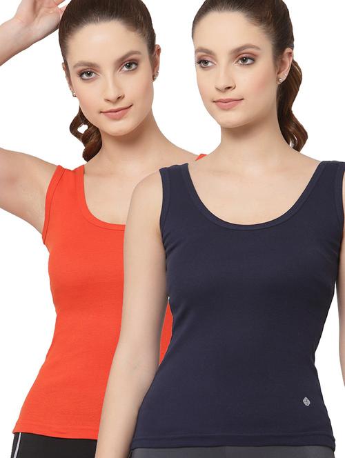 women pack of 2 solid camisoles - 21470329 - Very Small Image - 1