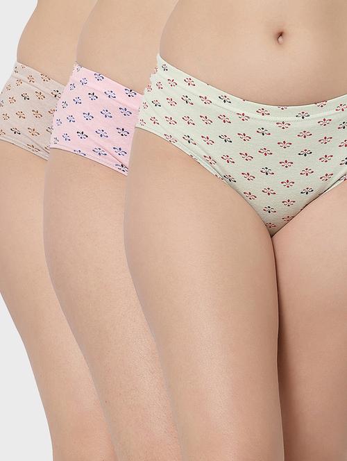 pack of 3 printed hipster panty - 21471385 - Very Small Image - 1