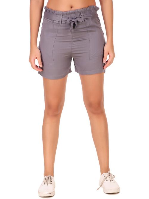 women grey solids short - 21471811 - Very Small Image - 1