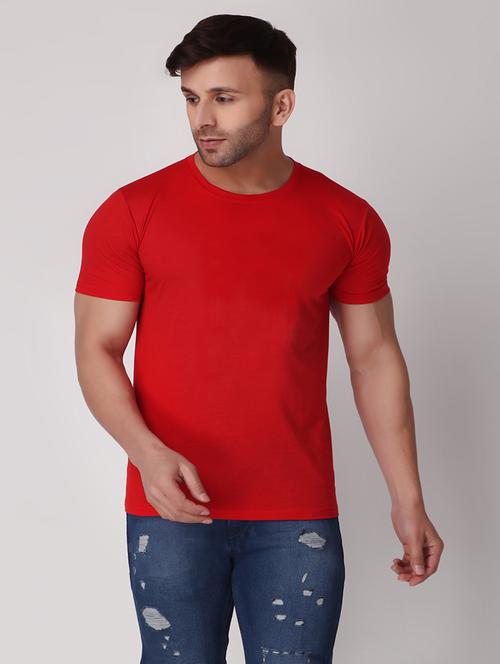 men round neck plain t-shirt - 21472634 - Very Small Image - 1