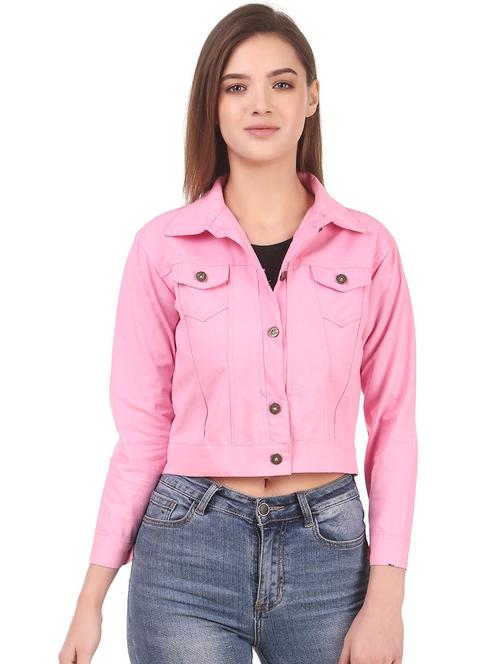 pink denim jacket - 21473058 - Very Small Image - 1