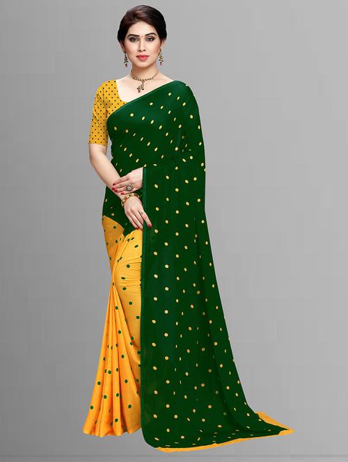 women casual wear georgette saree with blouse - 21480695 - Very Small Image - 1