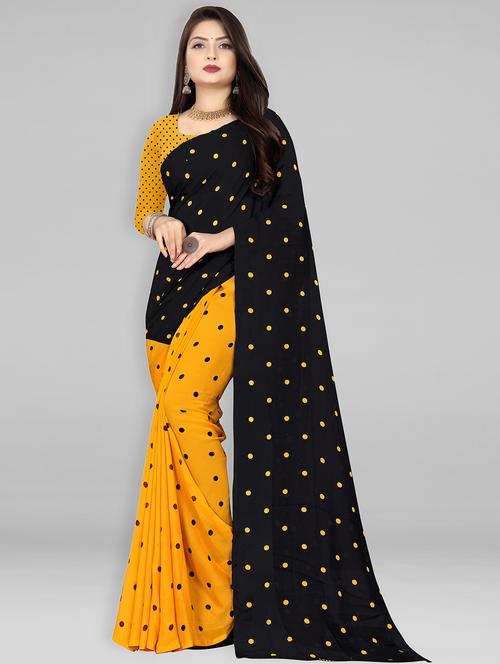 women printed casual wear sarees with blouse - 21480983 - Very Small Image - 1