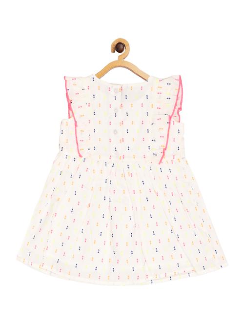 girl printed sleeveless cotton frock - 21481979 - Very Small Image - 1