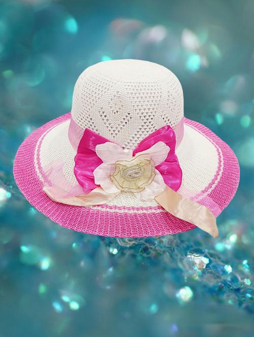 women pink sun hat - 21482088 - Very Small Image - 1