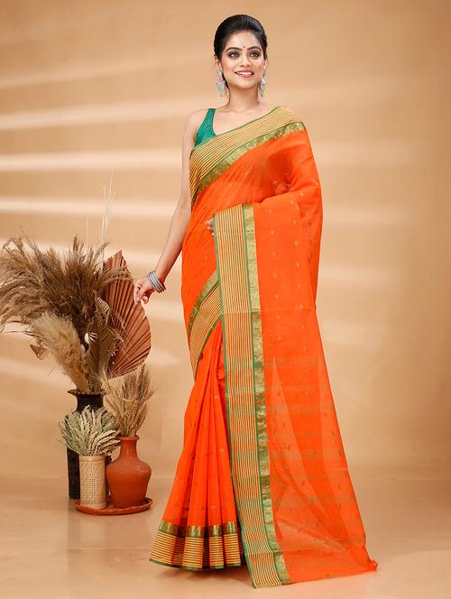 women self design tant saree - 21483526 - Very Small Image - 1