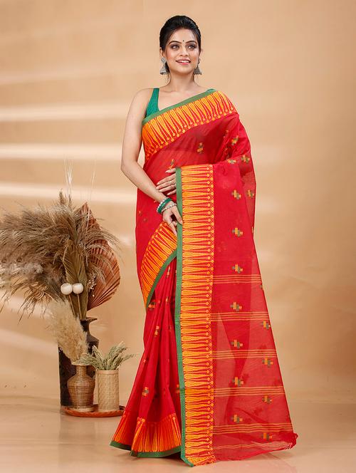 women self design tant saree - 21483566 - Very Small Image - 1