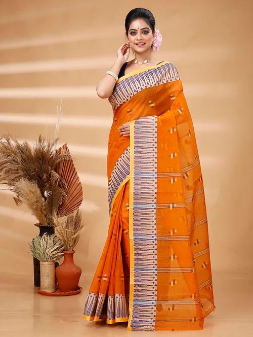 women self design tant saree - 21483567 - Very Small Image - 1