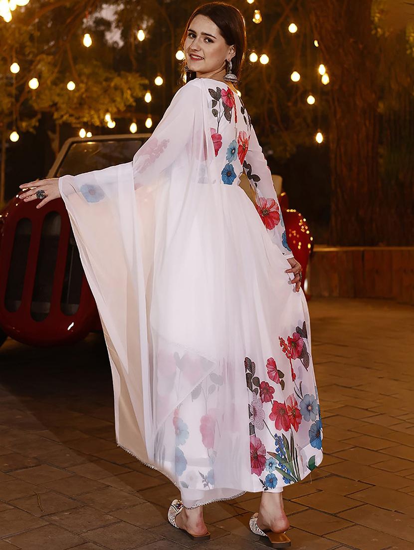 women floral printed kurta dupatta set - 21483661 - Zoom Image - 2