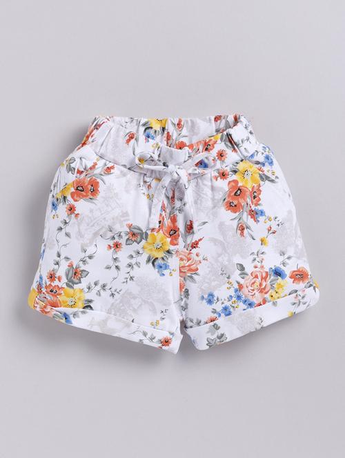 kids mid rise printed shorts  - 21484507 - Very Small Image - 1