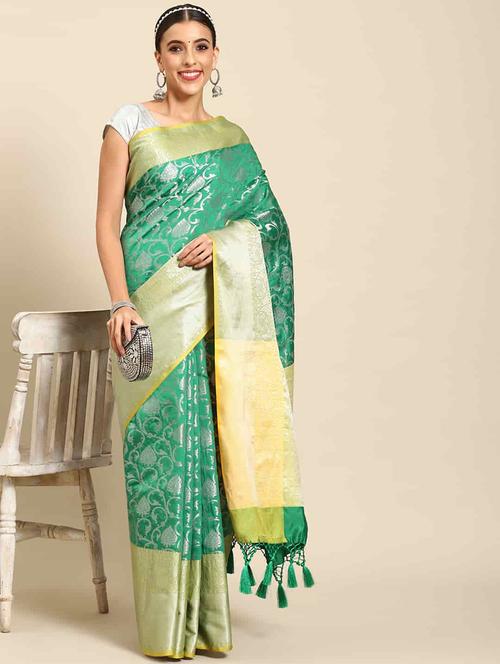 women self design banarasi saree - 21485299 - Very Small Image - 1