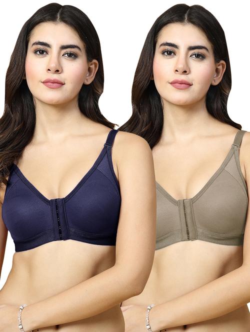 women pack of 2 solid t-shirt bra - 21486339 - Very Small Image - 1