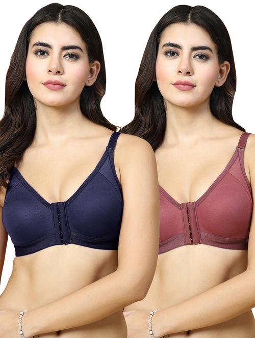 women pack of 2 solid t-shirt bra - 21486340 - Very Small Image - 1