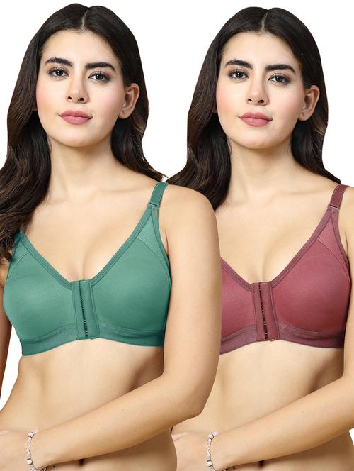 women pack of 2 solid t-shirt bra - 21486350 - Very Small Image - 1