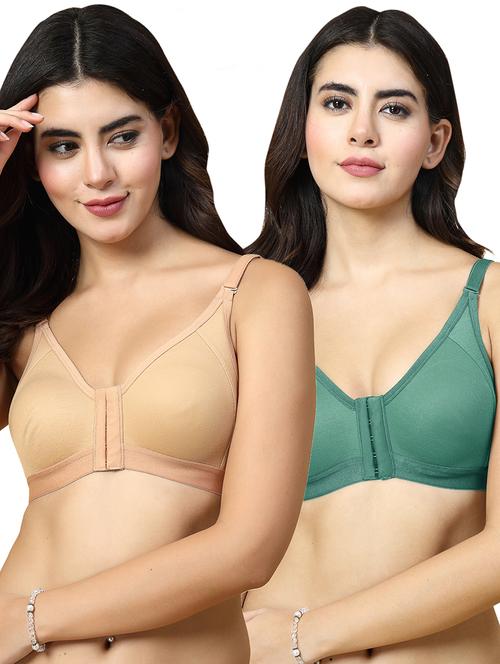 women pack of 2 solid t-shirt bra - 21486358 - Very Small Image - 1