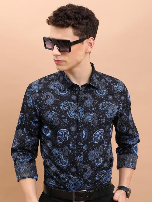 men collared printed casual shirt - 21486785 - Very Small Image - 1