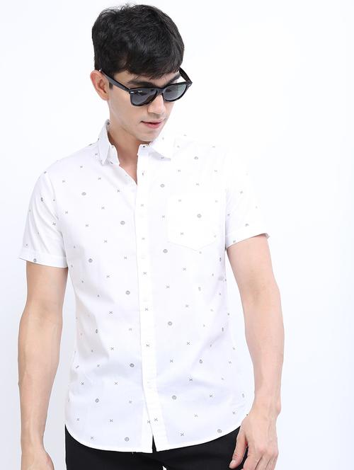 men printed collared casual shirt - 21487021 - Very Small Image - 1