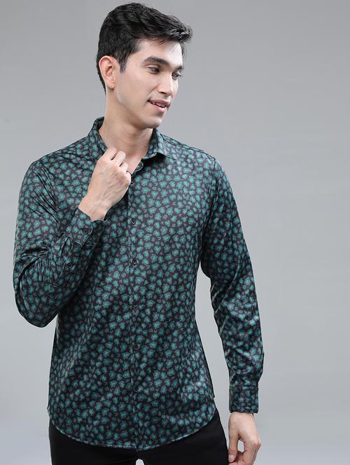 men printed collared casual shirt - 21487036 - Very Small Image - 1