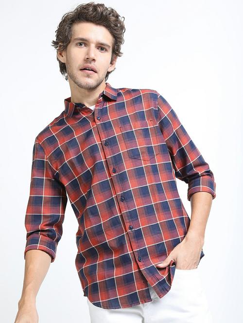 men collared long sleeves casual shirt - 21487228 - Very Small Image - 1