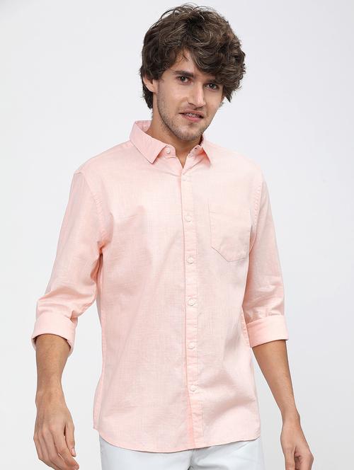 men collared solid casual shirt - 21487579 - Very Small Image - 1