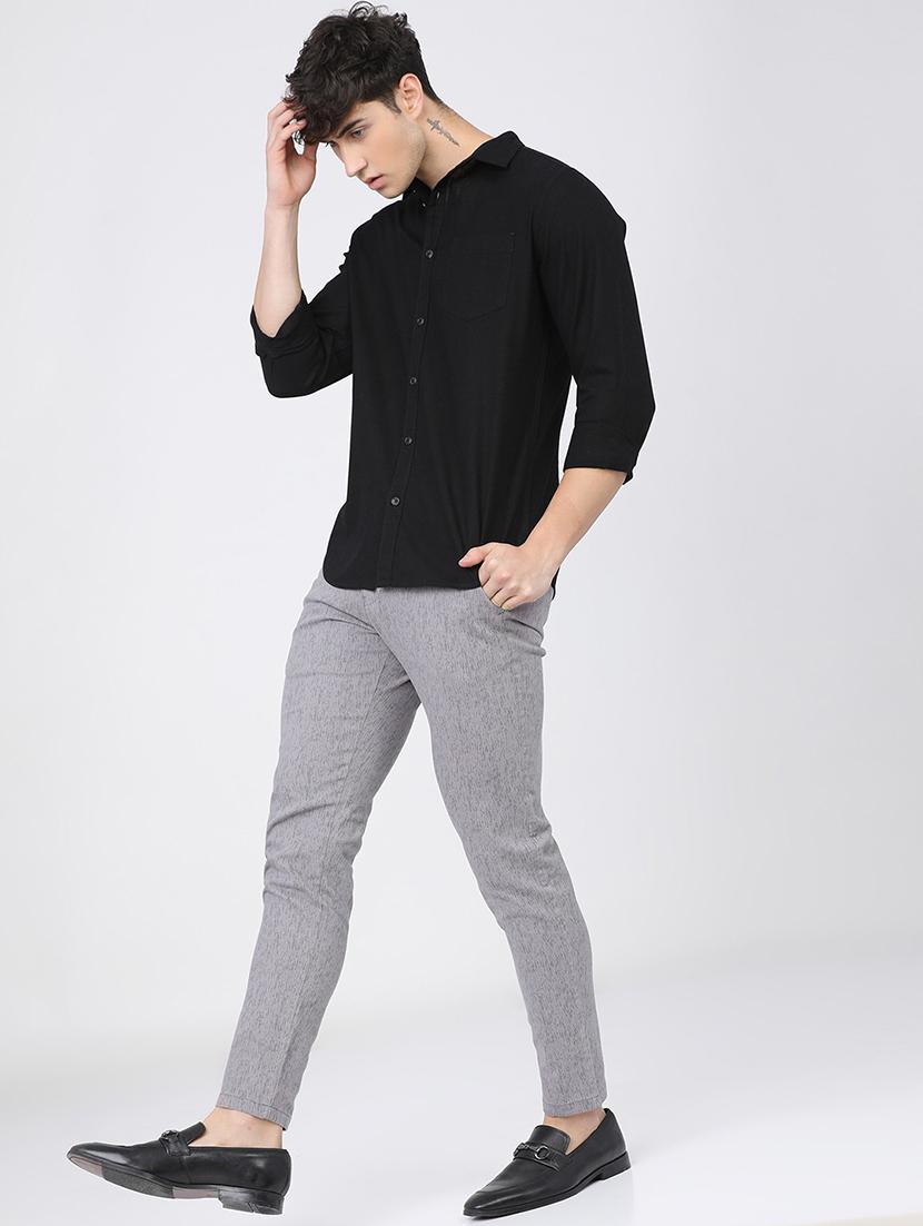 men collared long sleeves casual shirt - 21487667 - Standard Image - 4
