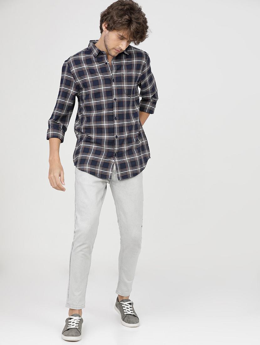 men collared long sleeves casual shirt - 21487721 - Standard Image - 4
