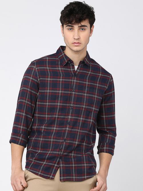 men collared long sleeves casual shirt - 21487723 - Very Small Image - 1