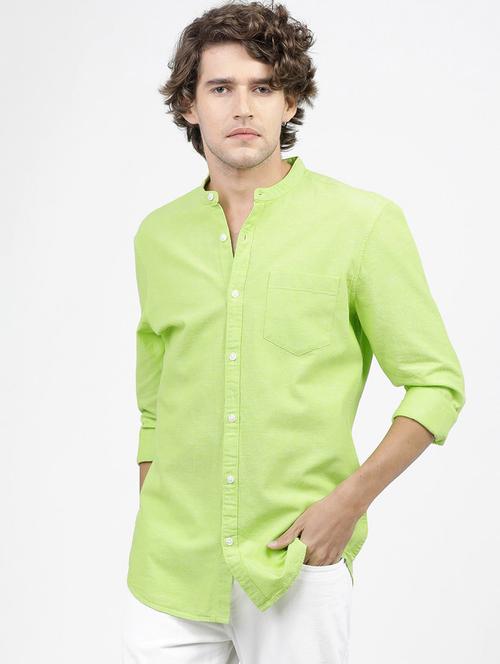 men solid long sleeve casual wear shirt - 21487812 - Very Small Image - 1