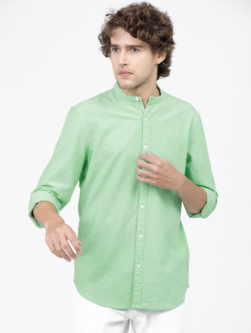 men solid long sleeve casual wear shirt - 21487816 - Zoom Image - 0