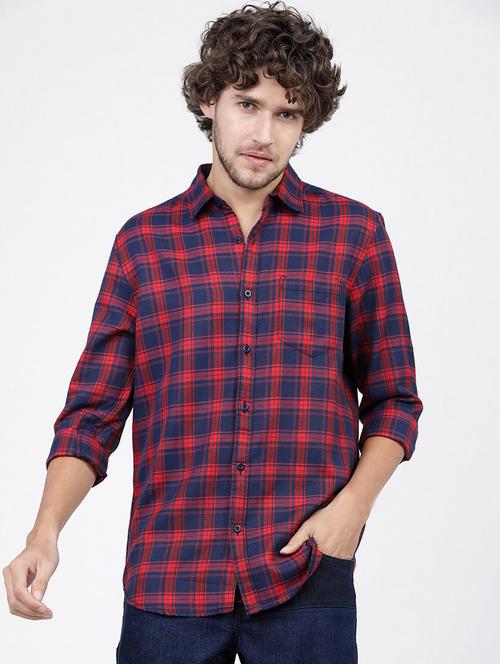 men checkered casual wear shirt - 21487831 - Very Small Image - 1