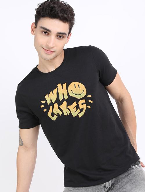 men short sleeved front printed t-shirt - 21488024 - Very Small Image - 1