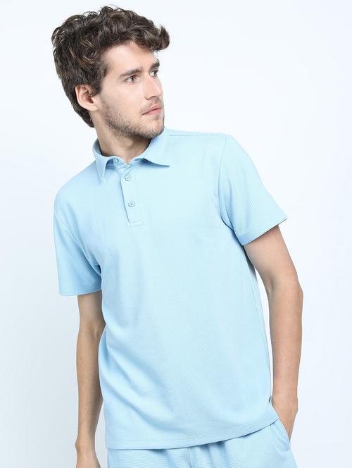 men solid short sleeve regular fit polo t-shirt - 21488100 - Very Small Image - 1