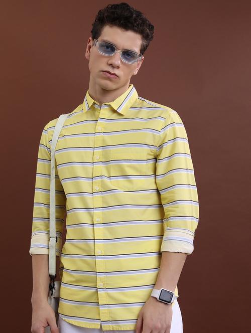 men striped casual shirt - 21488615 - Very Small Image - 1