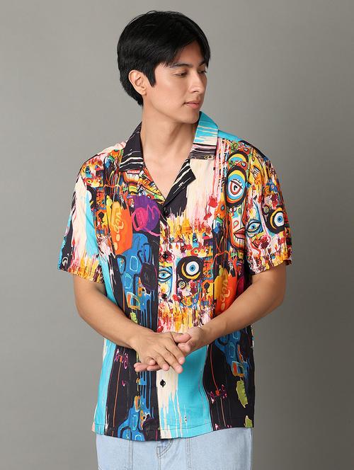 men collared short sleeves casual shirt  - 21490013 - Very Small Image - 1