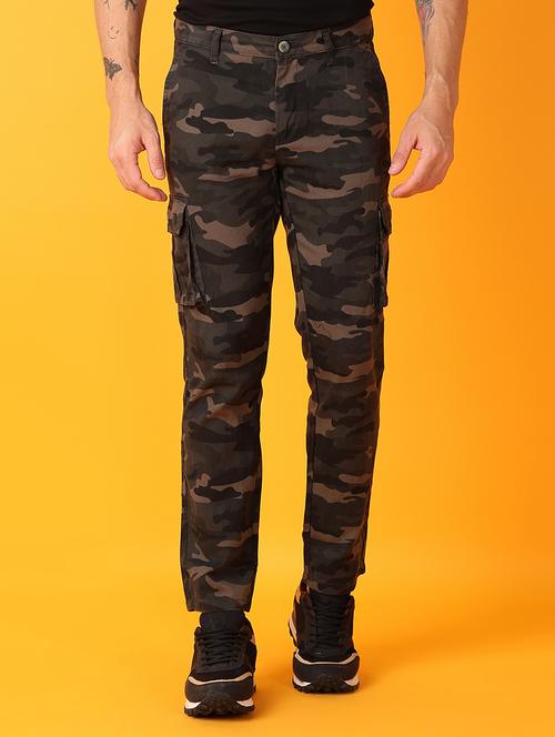 men mid-rise camouflage cargo - 21491132 - Very Small Image - 1