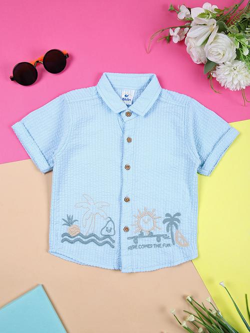 kids light blue short sleeve t-shirt - 21491501 - Very Small Image - 1