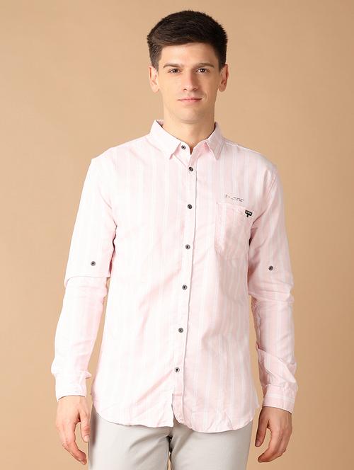 men collared stripes casual shirt - 21492738 - Very Small Image - 1