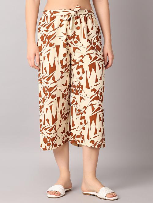 women printed regular fit capri  - 21492924 - Very Small Image - 1