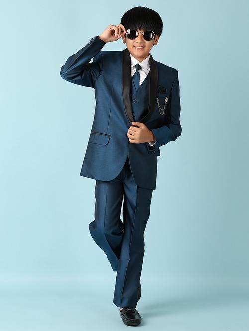 boys party wear 3 piece suit set - 21493092 - Very Small Image - 1