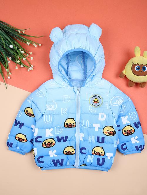 boys printed hooded bomber jacket - 21493185 - Very Small Image - 1