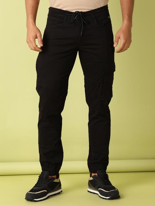 men solid regular fit cargo pant - 21493951 - Very Small Image - 1