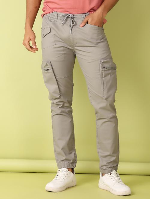 men solid regular fit cargo pant - 21493956 - Very Small Image - 1