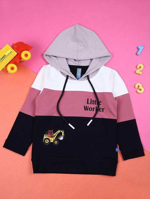 boys long sleeves color block t-shirt - 21493979 - Very Small Image - 1