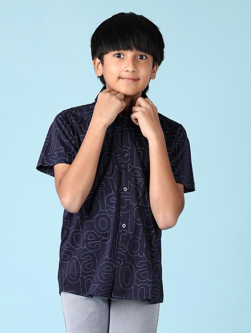 boys printed short sleeve shirts - 21494013 - Very Small Image - 1