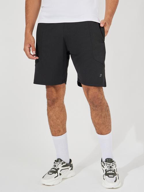 men black polyester shorts - 21494224 - Very Small Image - 1