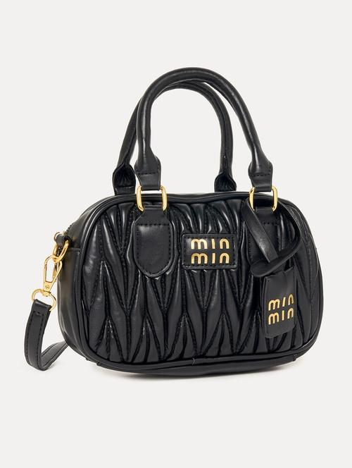 women black pu handbag - 21494398 - Very Small Image - 1