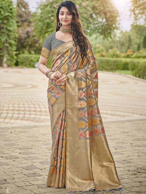 women self design banarasi saree - 21494701 - Very Small Image - 1