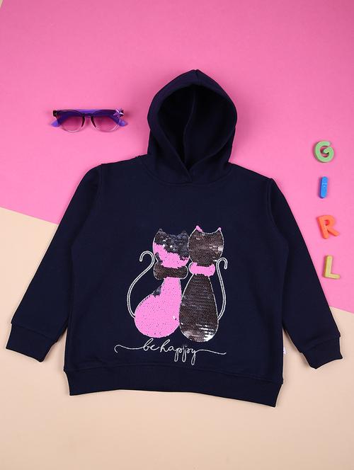 kids navy blue long sleeves sweatshirt - 21495227 - Very Small Image - 1