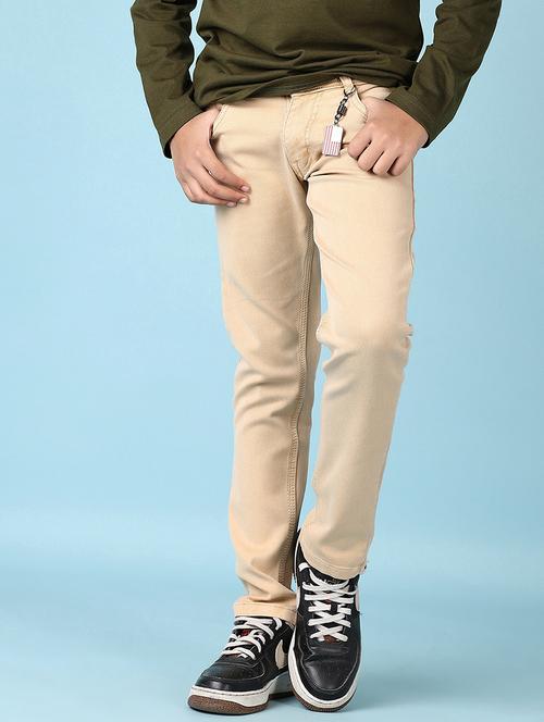 boys mid rise plain jeans - 21495266 - Very Small Image - 1