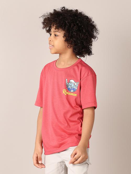 boys printed round neck t-shirt - 21495349 - Very Small Image - 1